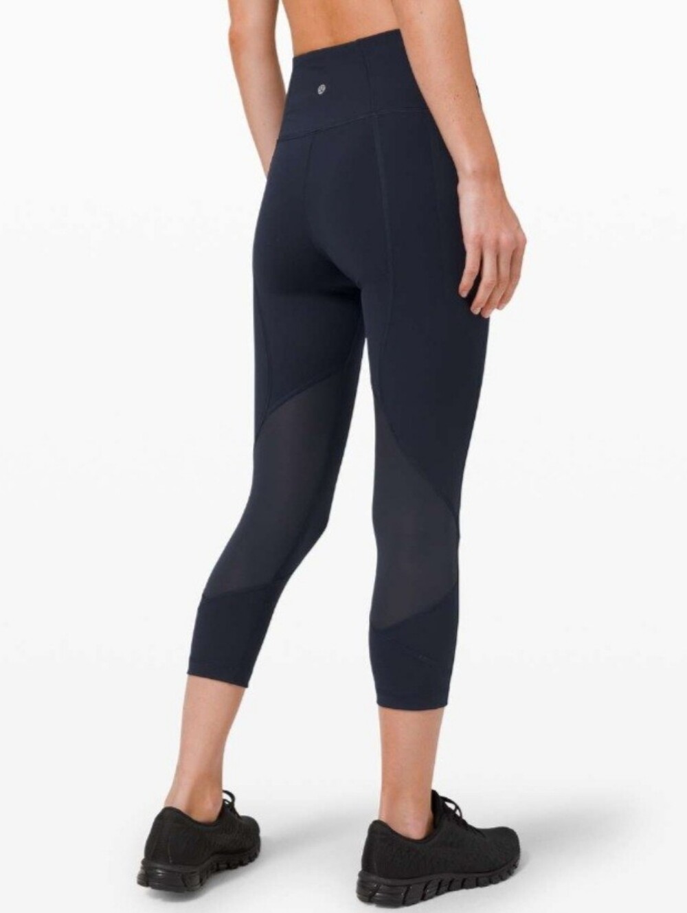 Lululemon Pace Rival High-Rise Crop 22" *No Zip True Navy Size 8
